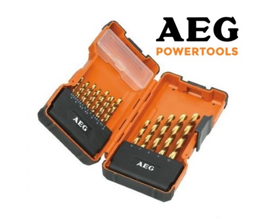 AEG 4932352245 Powerset HSS-G TiN metal matkap ucu, 19 Parça