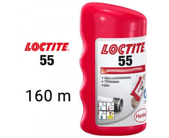 Loctite 55 Boru ve Dişli Sızdırmazlık İpi Teflon Bant 160 Metre
